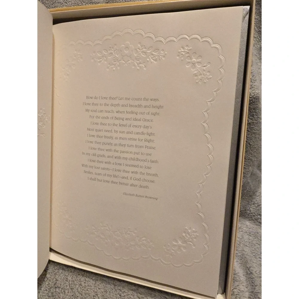 C.R. Gibson Our 25th Wedding Anniversary Keepsake Book Memories Silver With Box